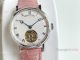 New Copy Breguet Classique Tourbillon Watch Pink Leather Strap Women 32mm (3)_th.jpg